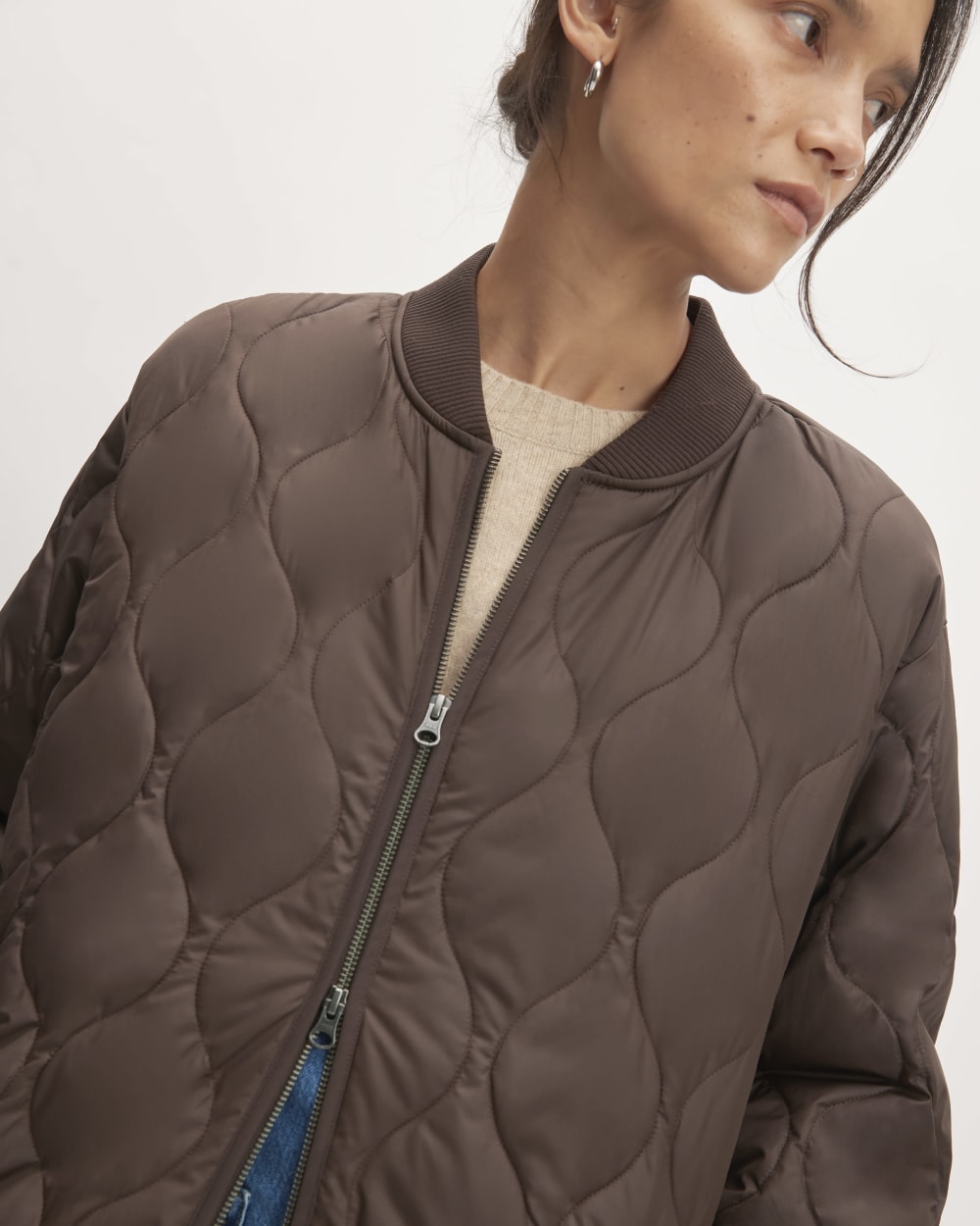 The ReNew Long Liner | Earth Brown-styoma