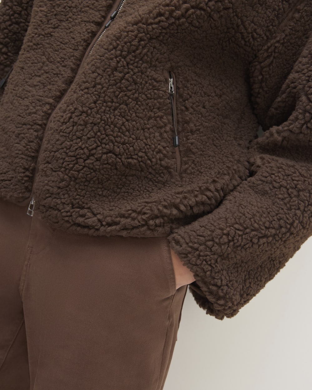 The ReNew Fleece Full Zip | Earth Brown-styoma