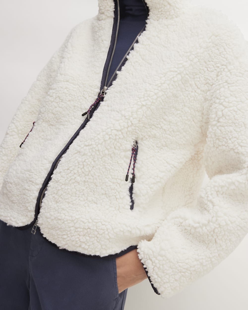 The ReNew Fleece Full Zip | Bone-styoma