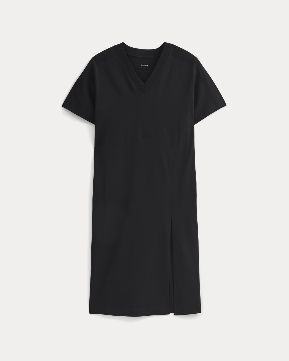 Weekend Tee Midi Dress | Black-styoma