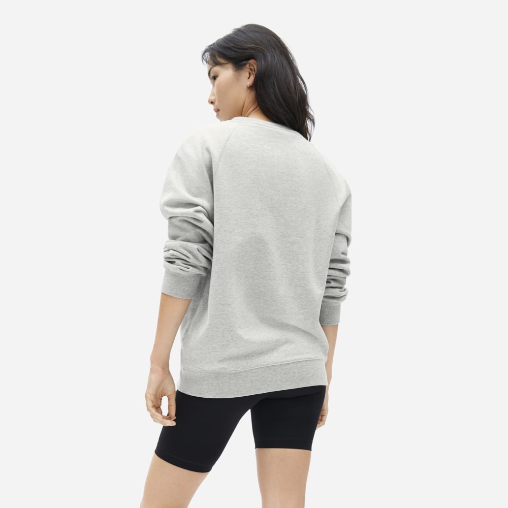The Unisex French Terry Crew |  Heathered Grey-styoma