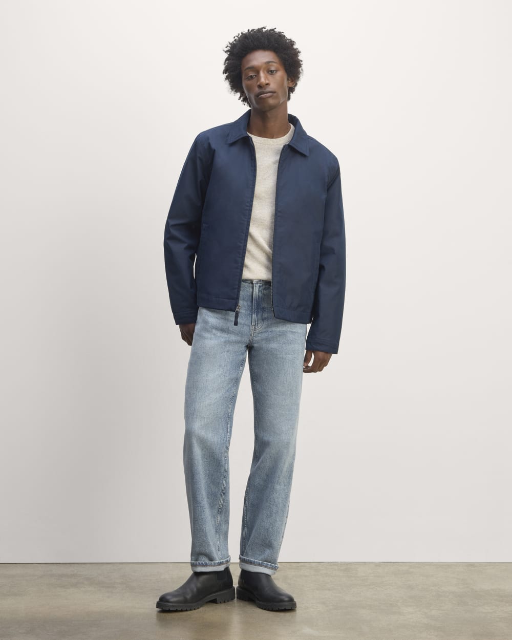 The Selvedge Loose Straight Jean | Longbay-styoma