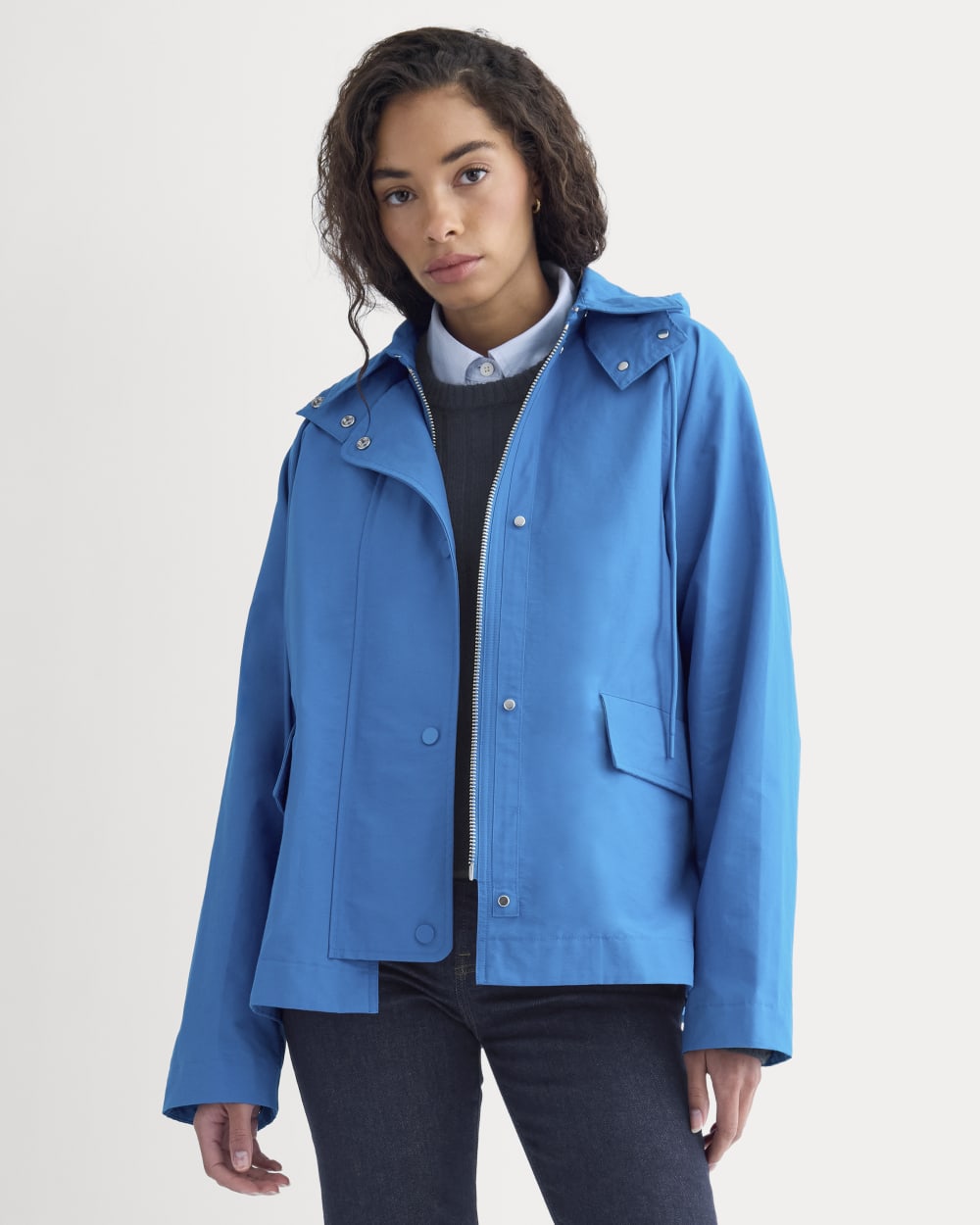 The Short Anorak | Imperial Blue-styoma