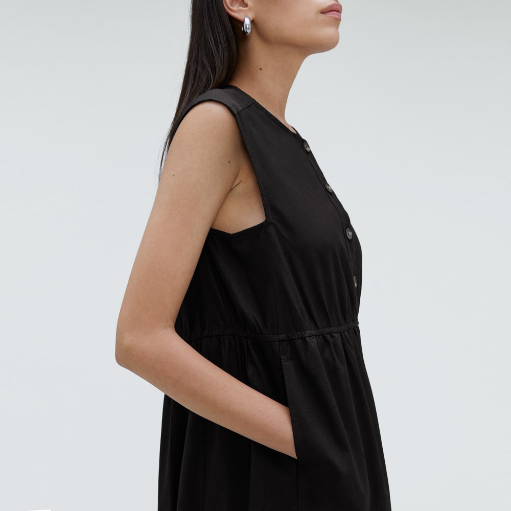 The Tiered Midi Dress | Black-styoma