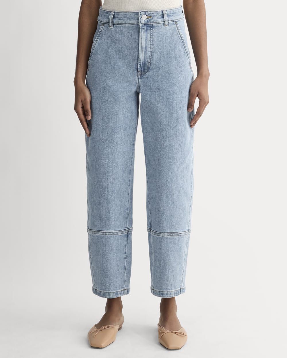 The Utility Barrel Jean | Light Indigo | Regular-styoma