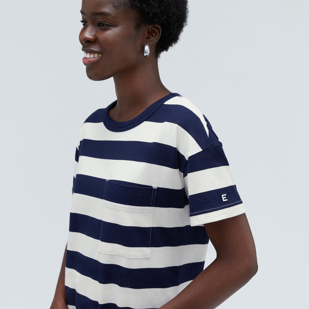 The Organic Weekend Maxi Dress | Navy / Canvas-styoma