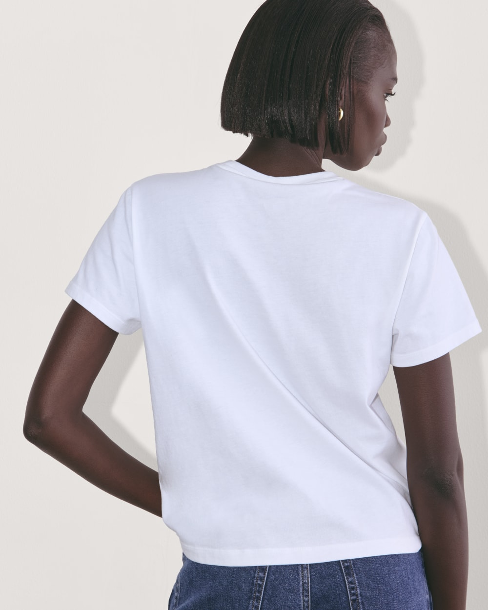 The Voter Tee in Essential Cotton | White-styoma