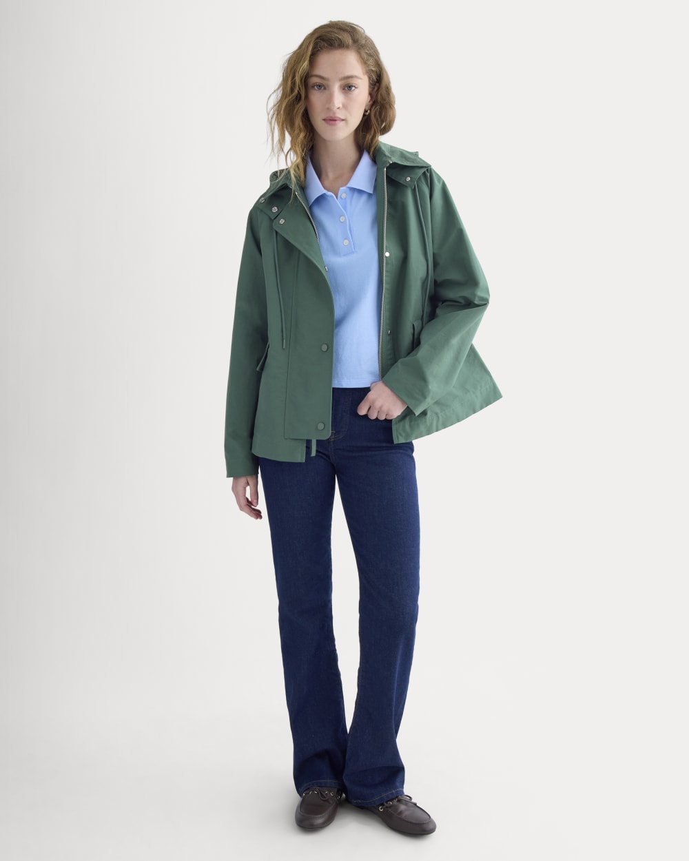 The Short Anorak | Hunter Green-styoma