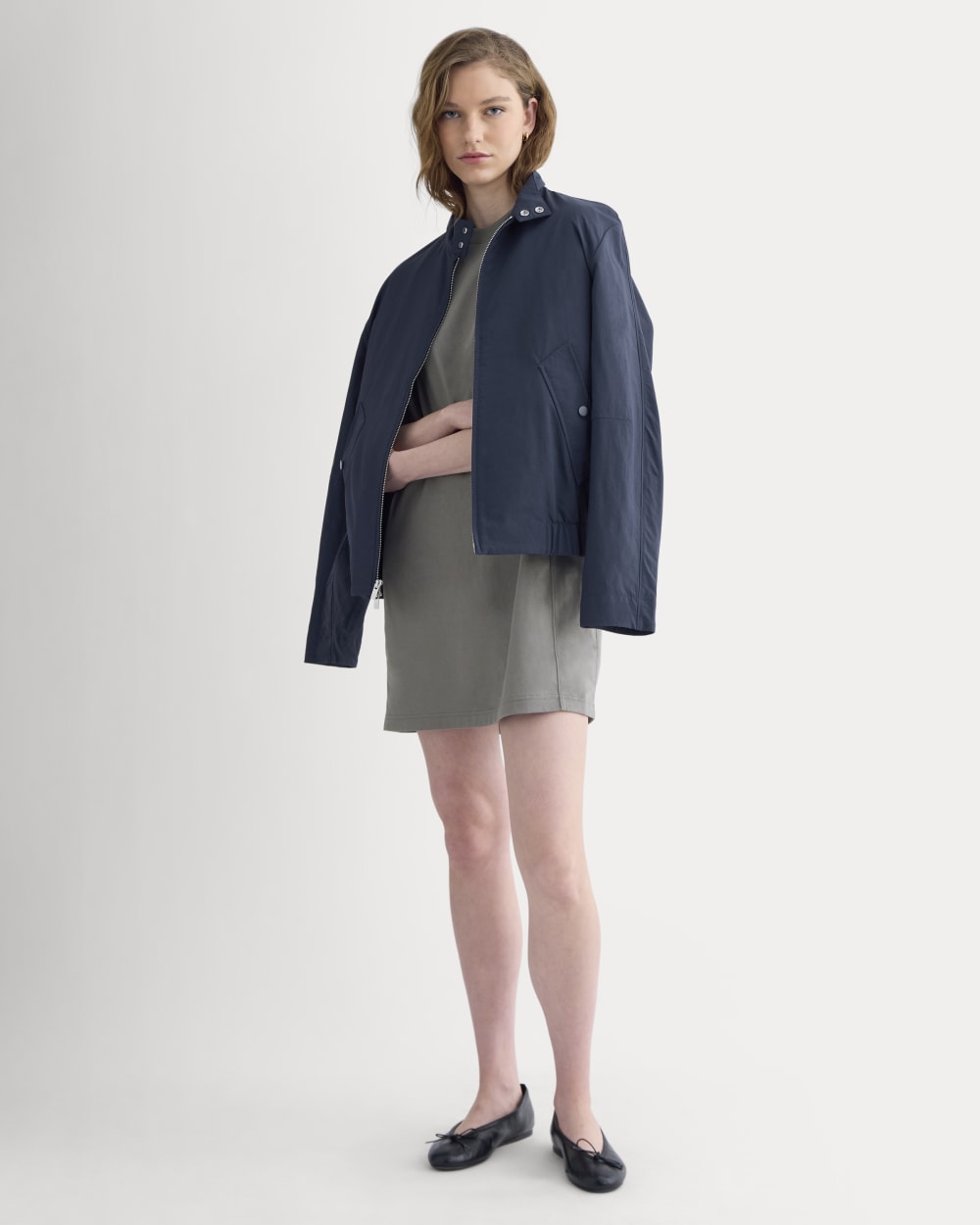 Weekend Tee Mini Dress | Charcoal Grey-styoma