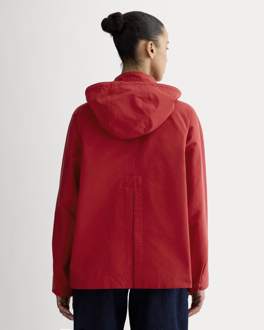 The Short Anorak | Berry Red-styoma