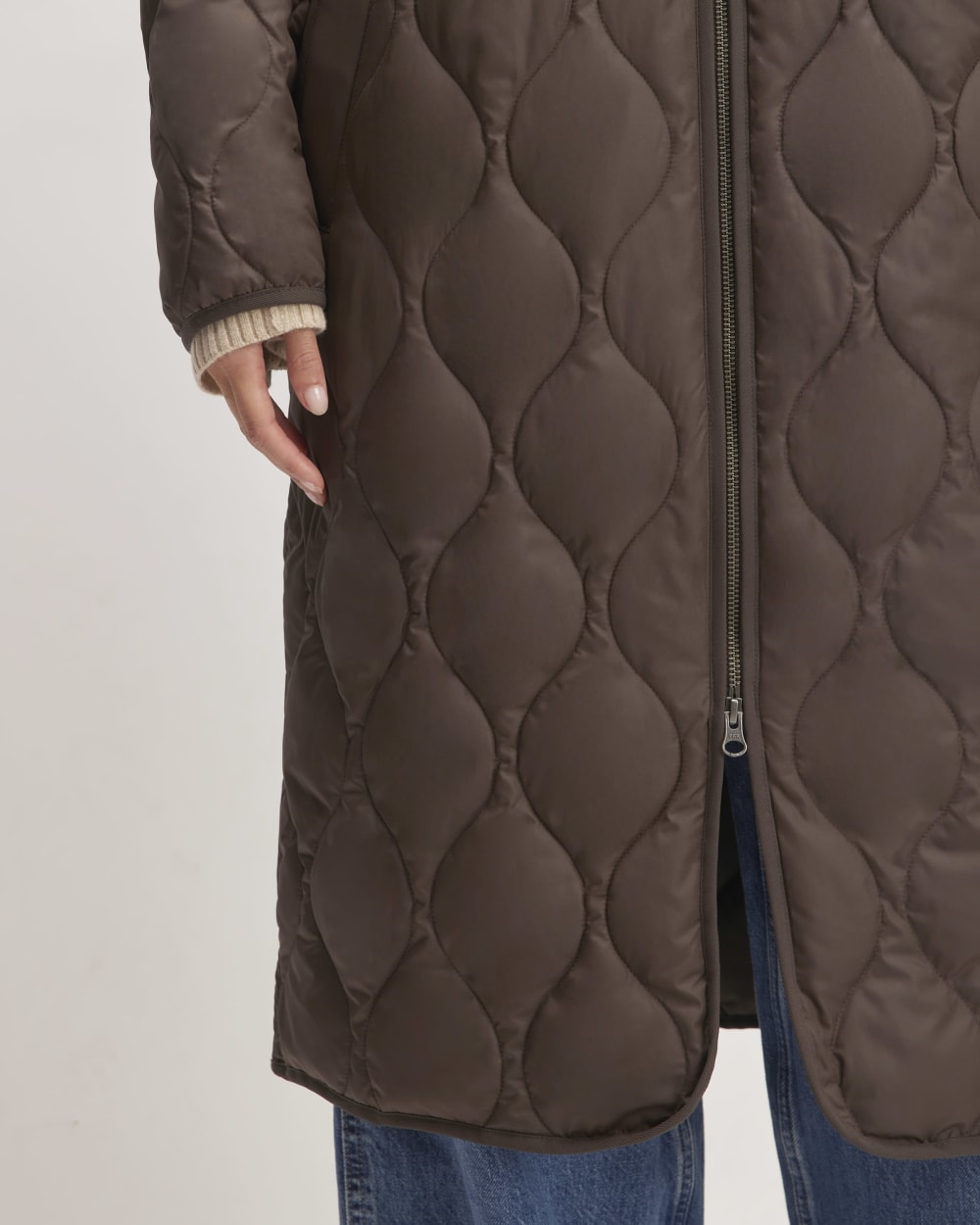 The ReNew Long Liner | Earth Brown-styoma