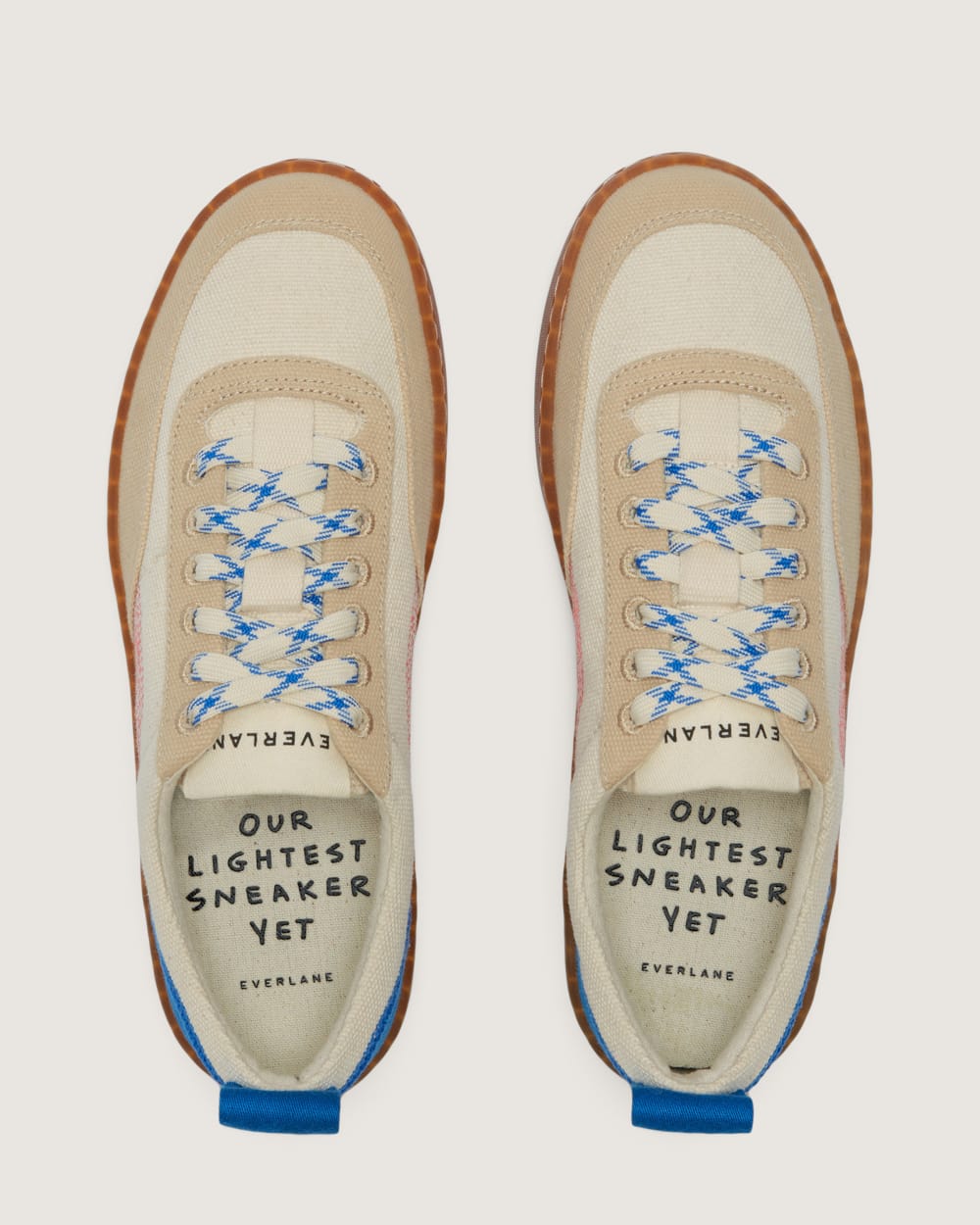 The Tread-Bare Sneaker | Canvas / Lapis Blue / Classic Red-styoma