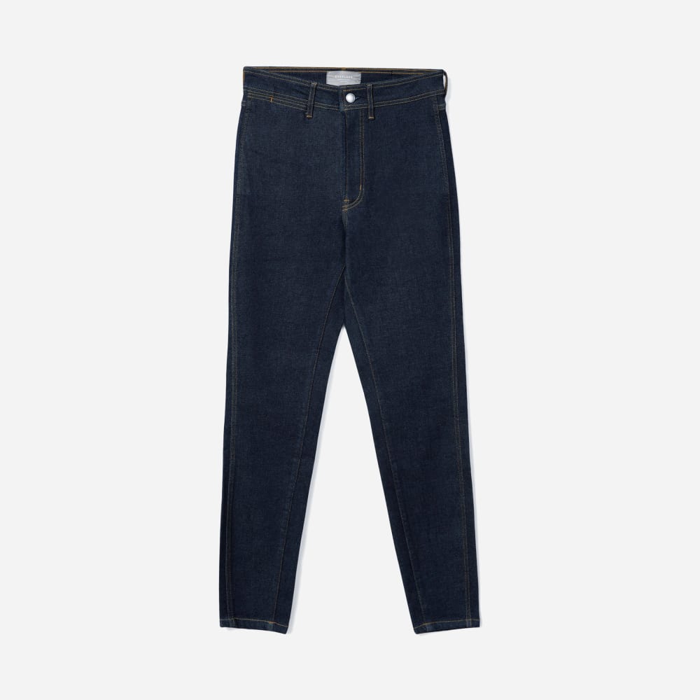 The Way-High® Clean Front Skinny Jean  | Dark Indigo | 26.5" Inseam-styoma