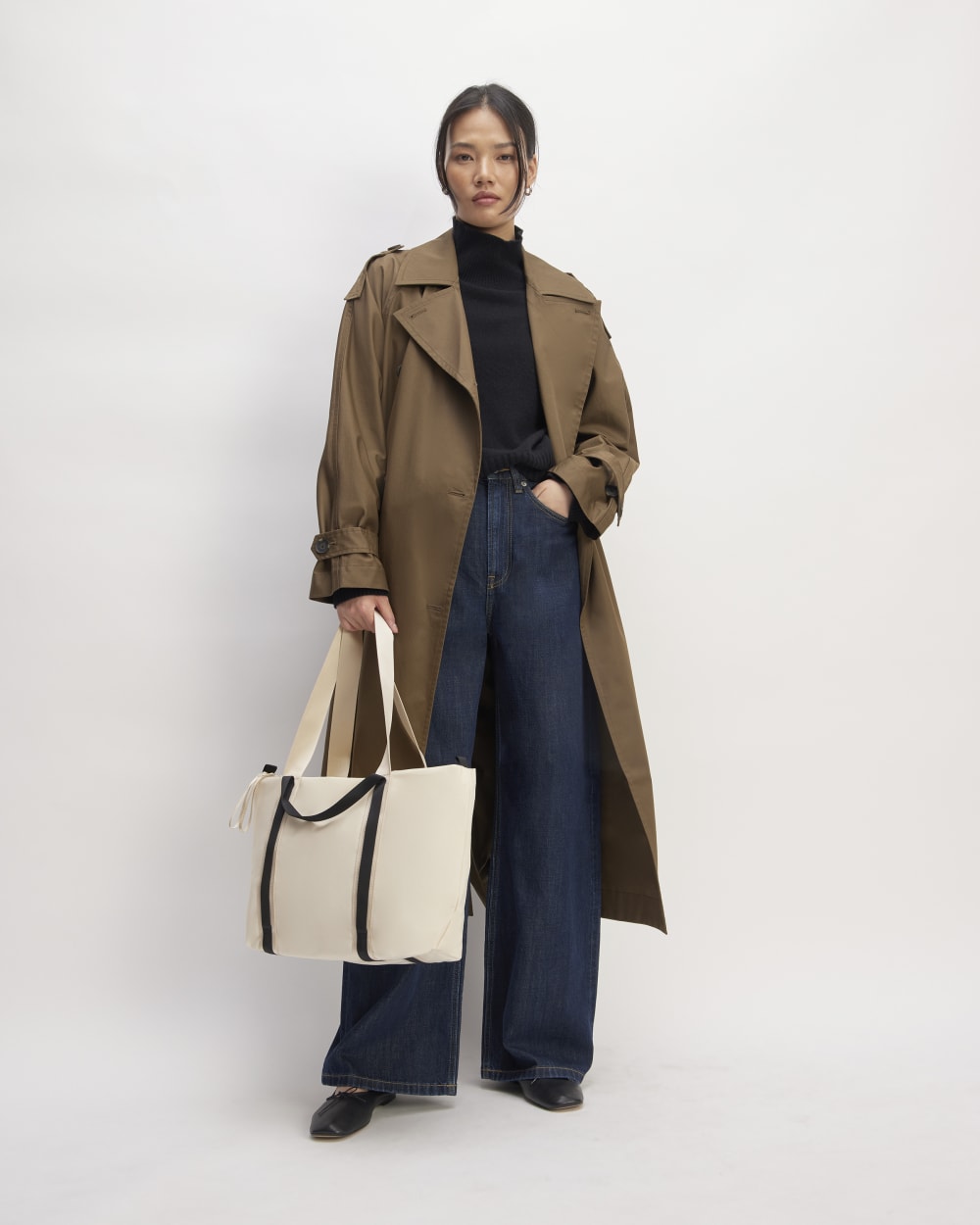 The Recycled Nylon Tote | Parchment-styoma