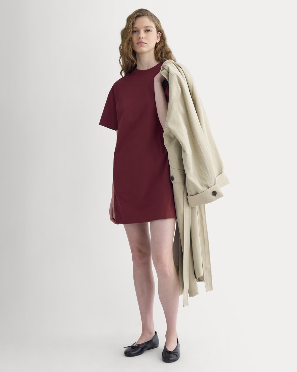 Weekend Tee Mini Dress | Pomegranate-styoma