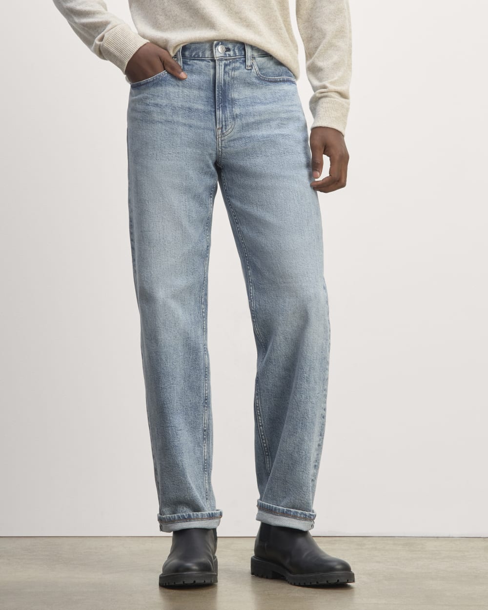 The Selvedge Loose Straight Jean | Longbay-styoma
