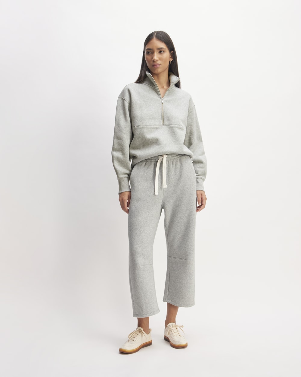 The ReTrack Barrel Sweatpant | Heathered Grey-styoma