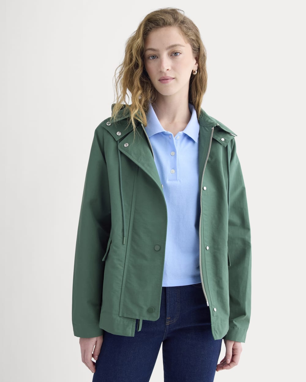 The Short Anorak | Hunter Green-styoma