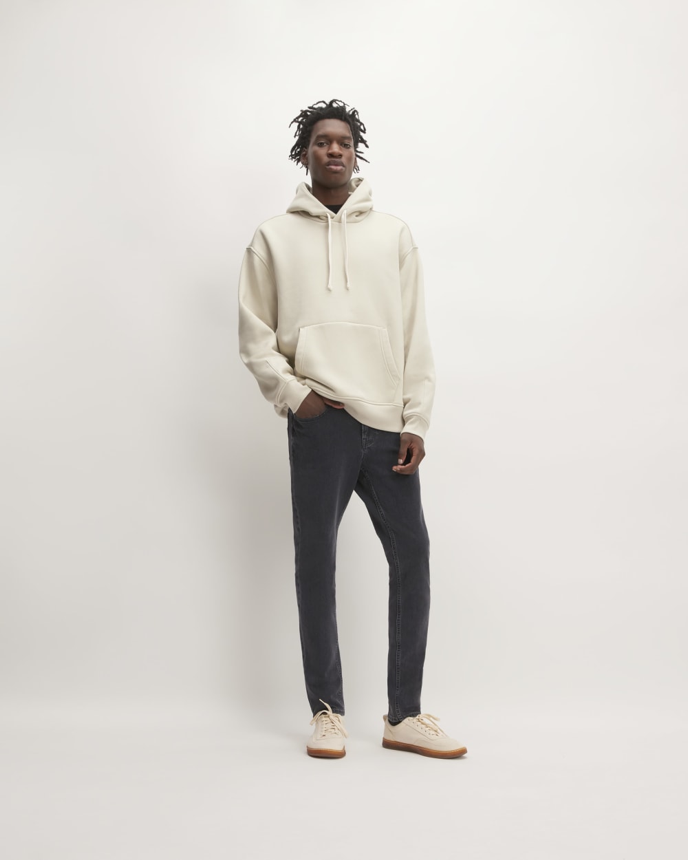 The Skinny 4-Way Stretch Organic Jean | Uniform | Washed Black-styoma