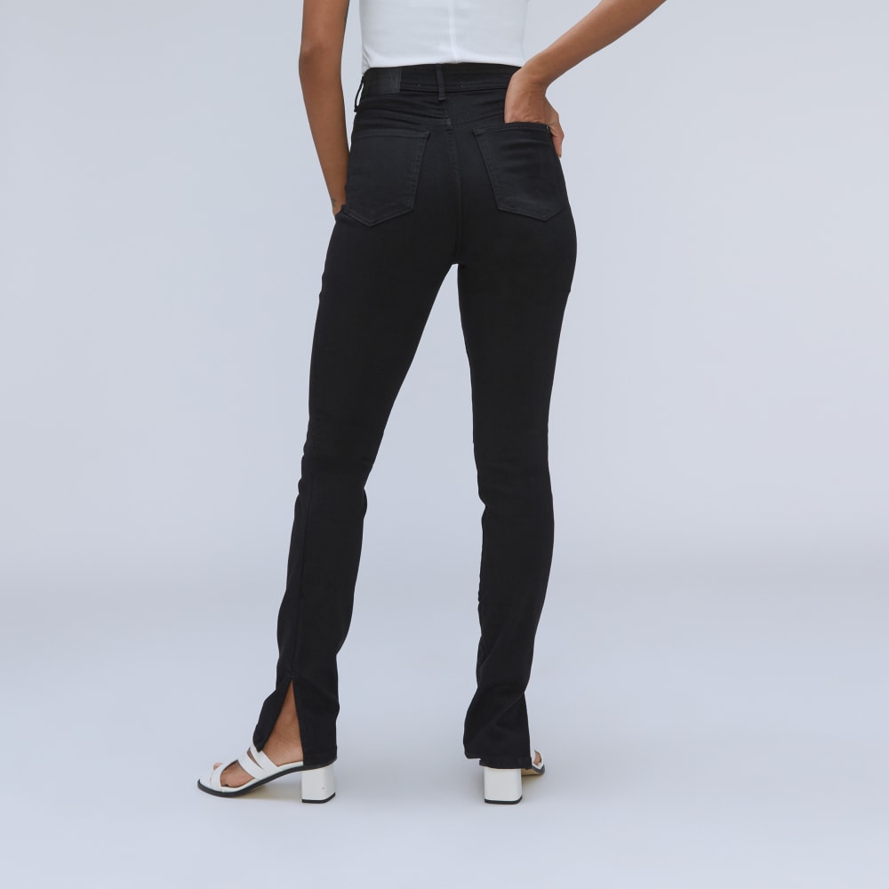 The Way-High® Skinny Split Hem Jean  | Black-styoma