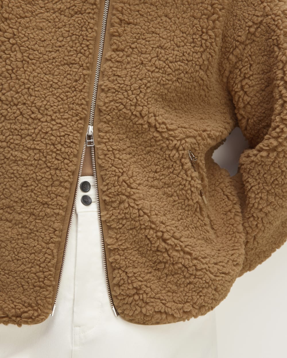 The ReNew Fleece Full Zip | Toasted Coconut-styoma