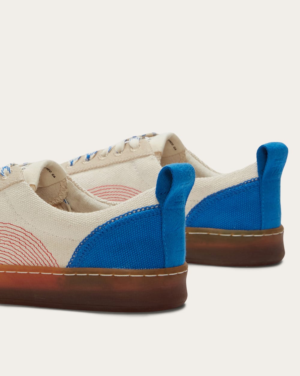 The Tread-Bare Sneaker | Canvas / Lapis Blue / Classic Red-styoma