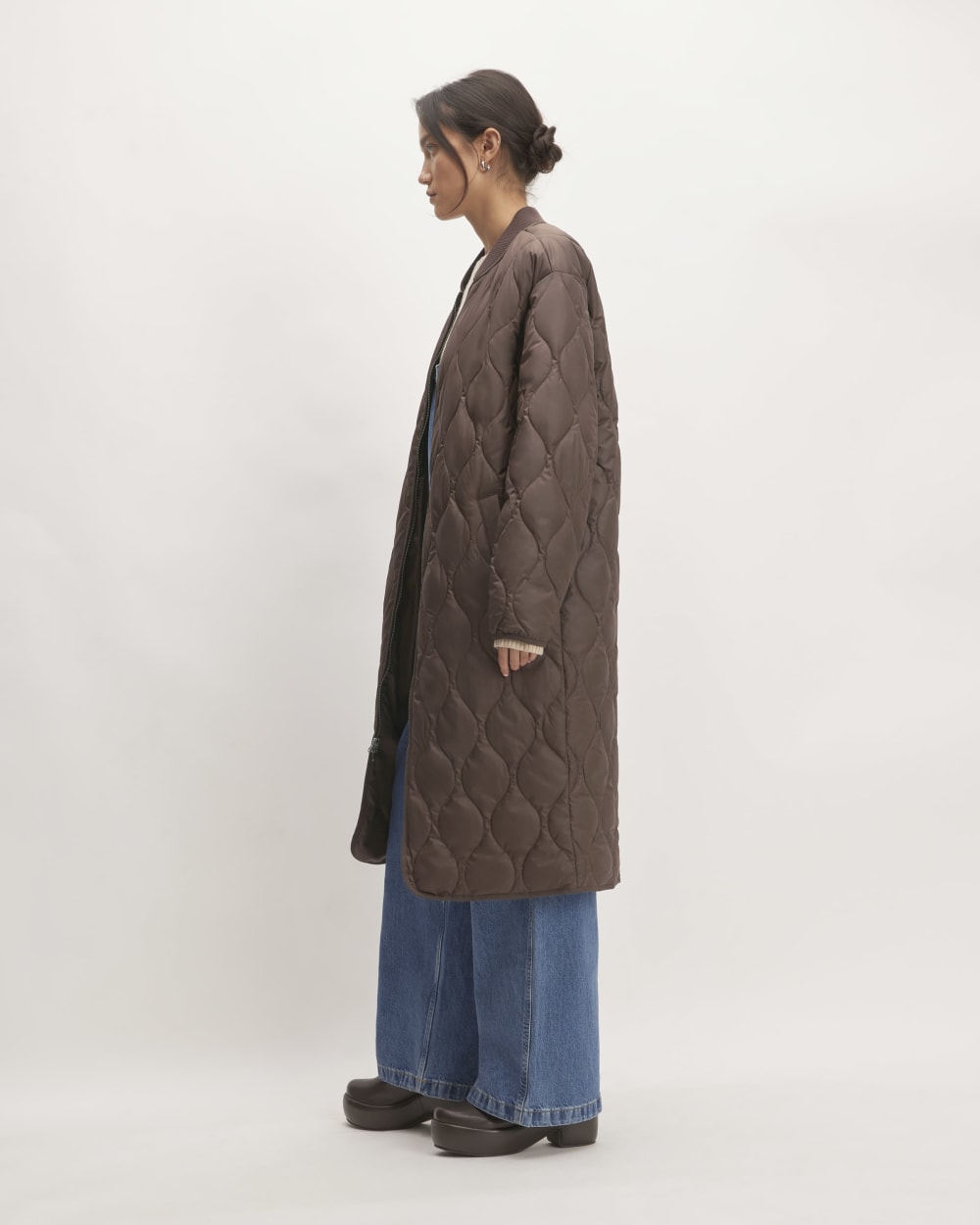 The ReNew Long Liner | Earth Brown-styoma