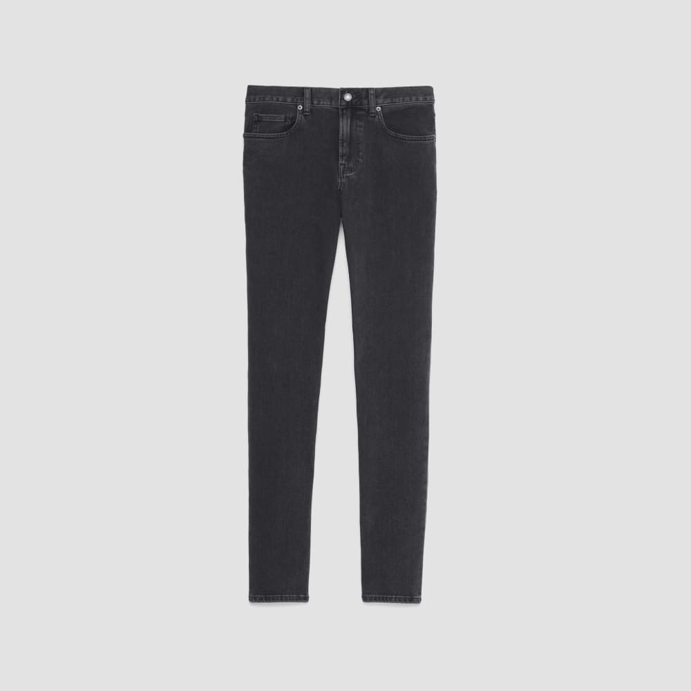 The Skinny 4-Way Stretch Organic Jean | Uniform | Washed Black-styoma