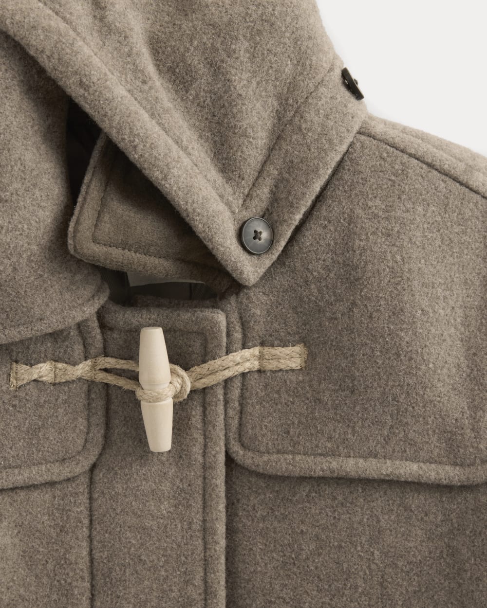 The ReWool Duffle Coat | Heather Taupe-styoma