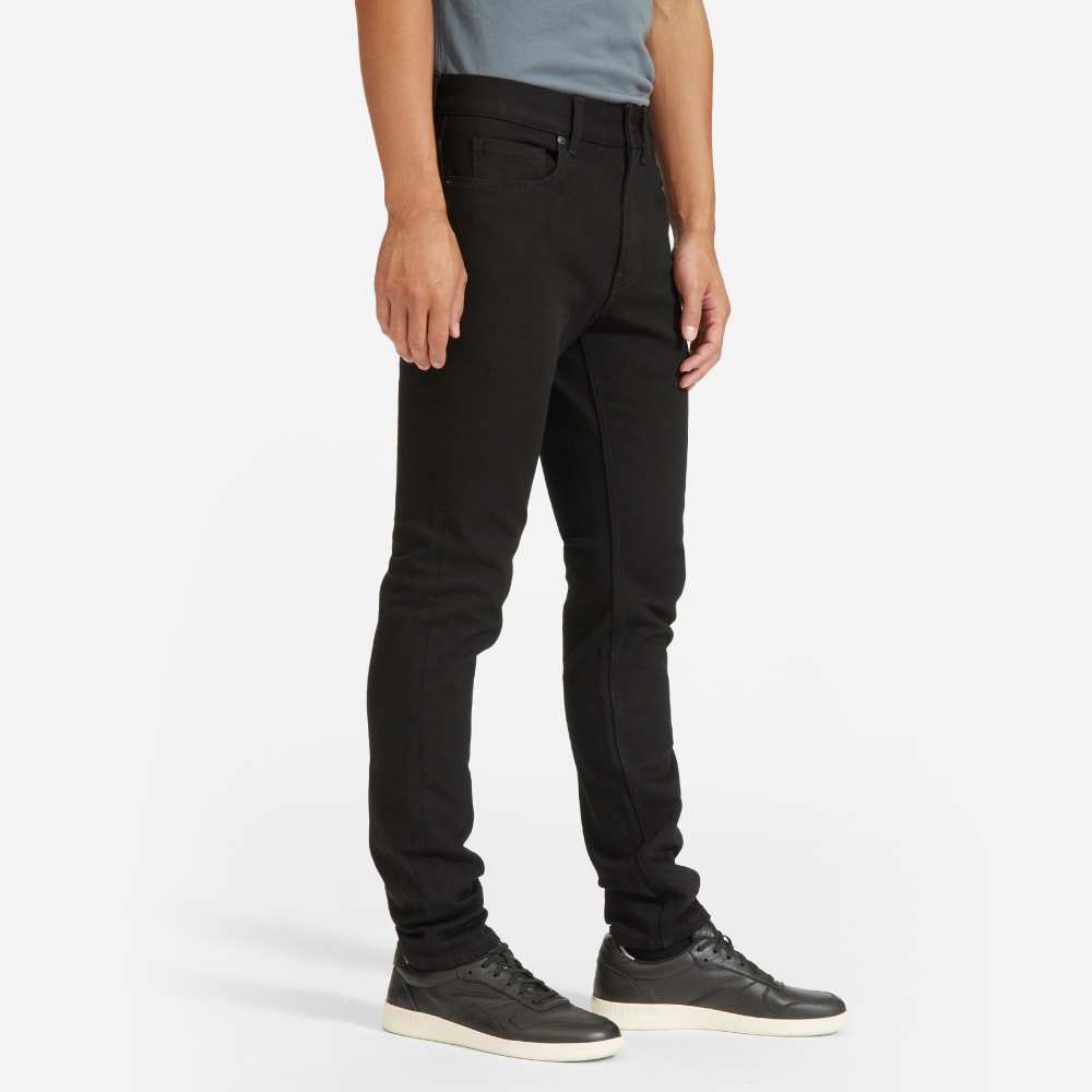 The Skinny 4-Way Stretch Organic Jean | Uniform | Black-styoma