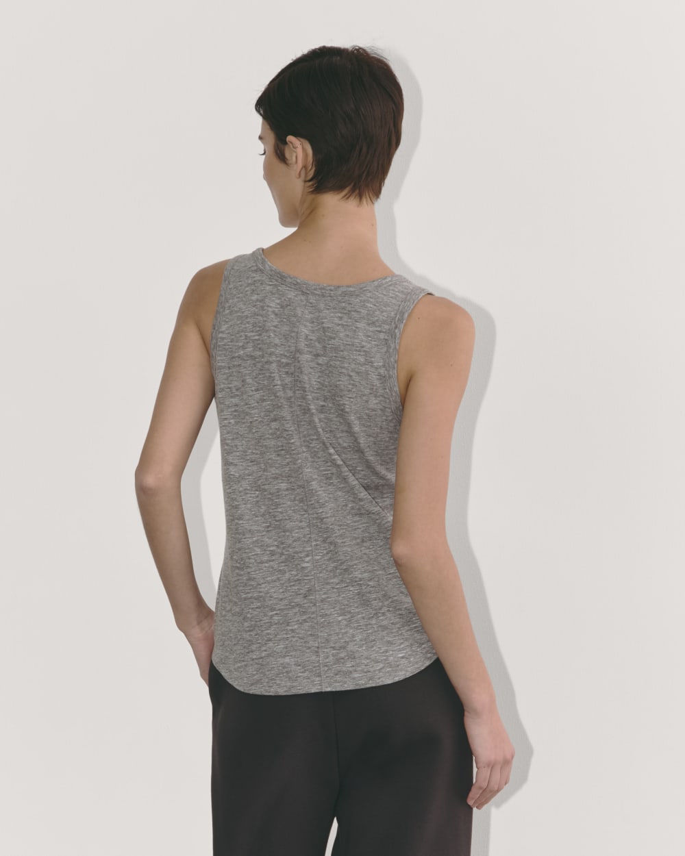 The Perform Tank |  Heathered Grey-styoma