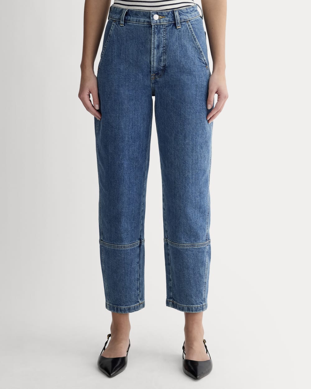 The Utility Barrel Jean | New Blue | Regular-styoma