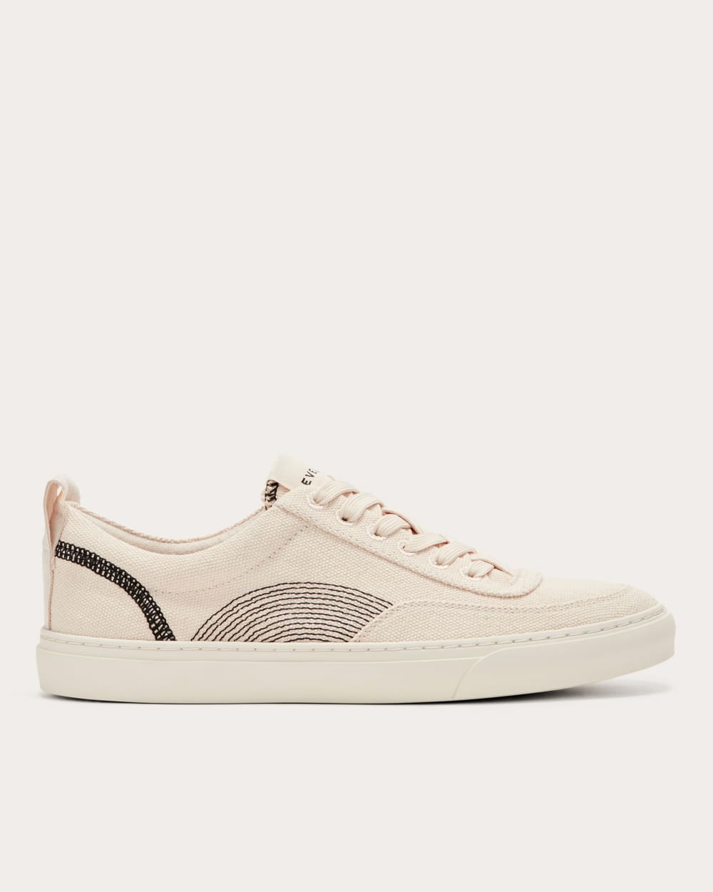 The Tread-Bare Sneaker | Natural Canvas / Black-styoma