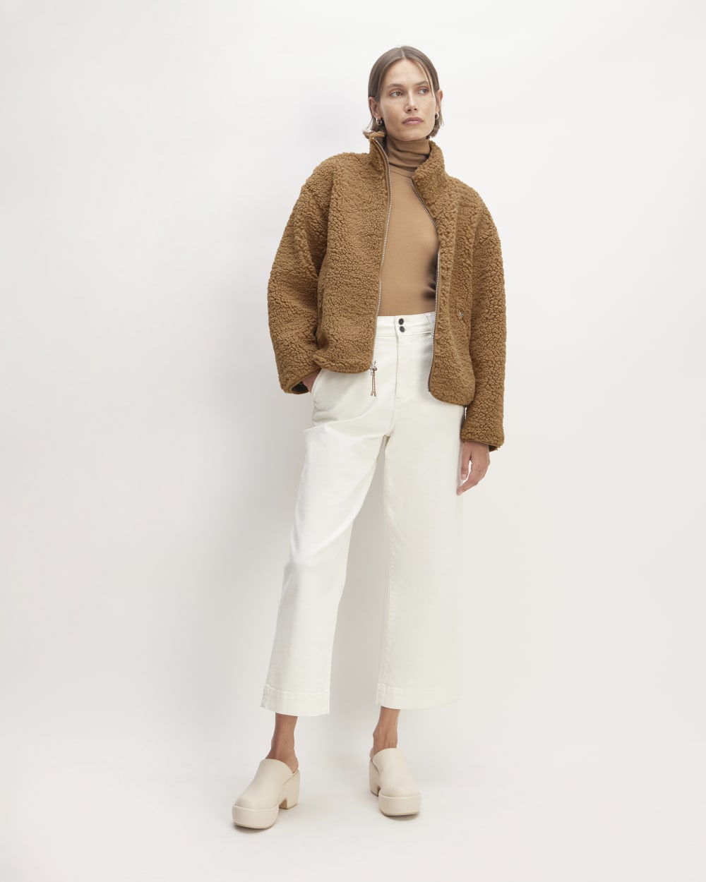 The ReNew Fleece Full Zip | Toasted Coconut-styoma