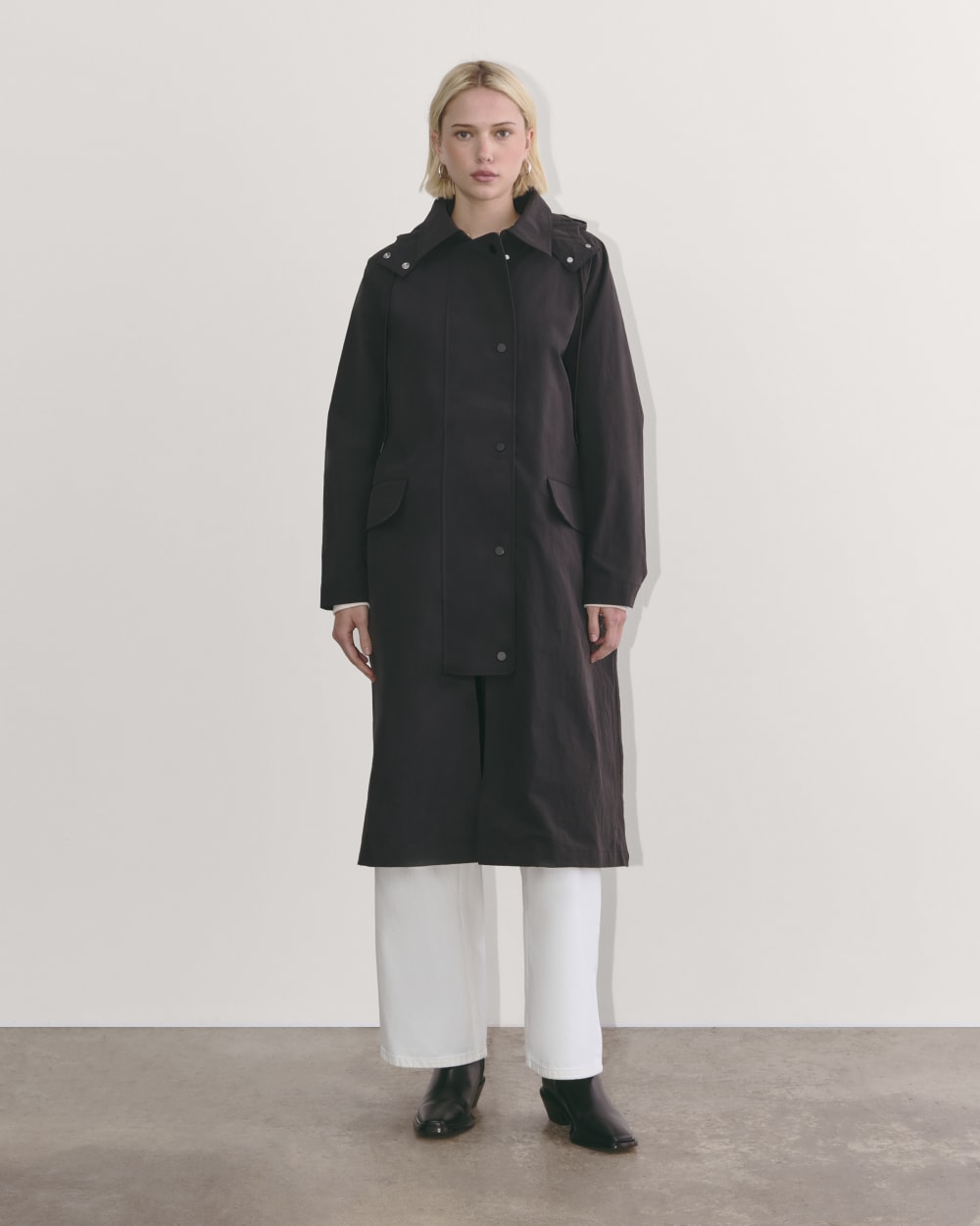 The Oversized Anorak | Black-styoma