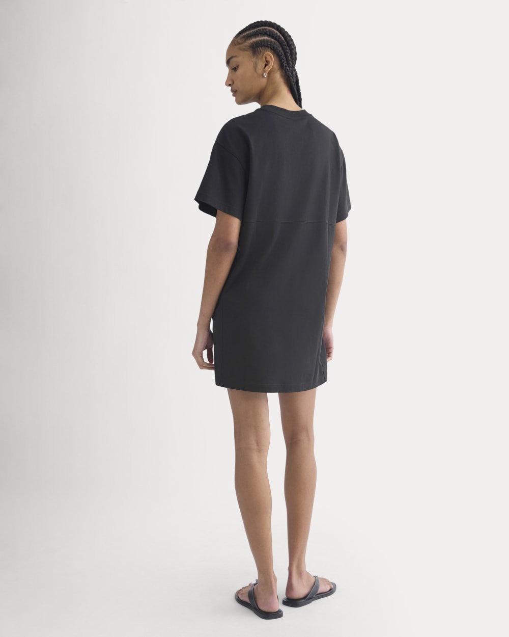Weekend Tee Mini Dress | Black-styoma