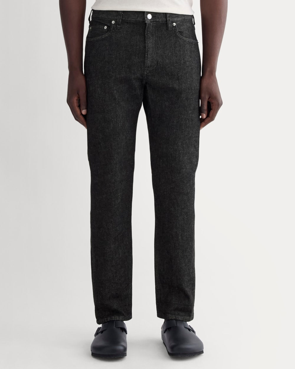The Selvedge Straight Fit Jean | Black Rinse-styoma
