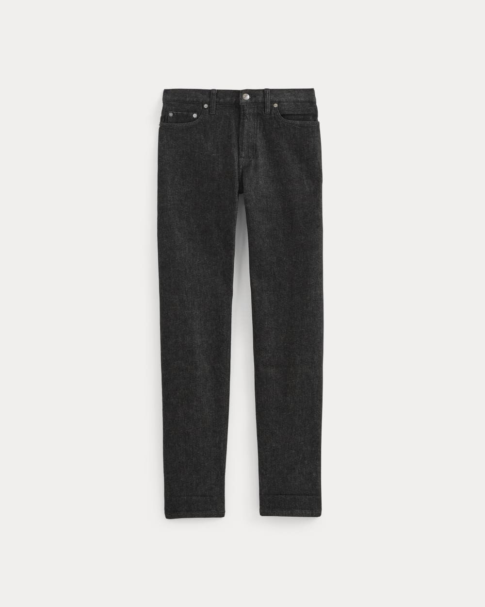 The Selvedge Straight Fit Jean | Black Rinse-styoma