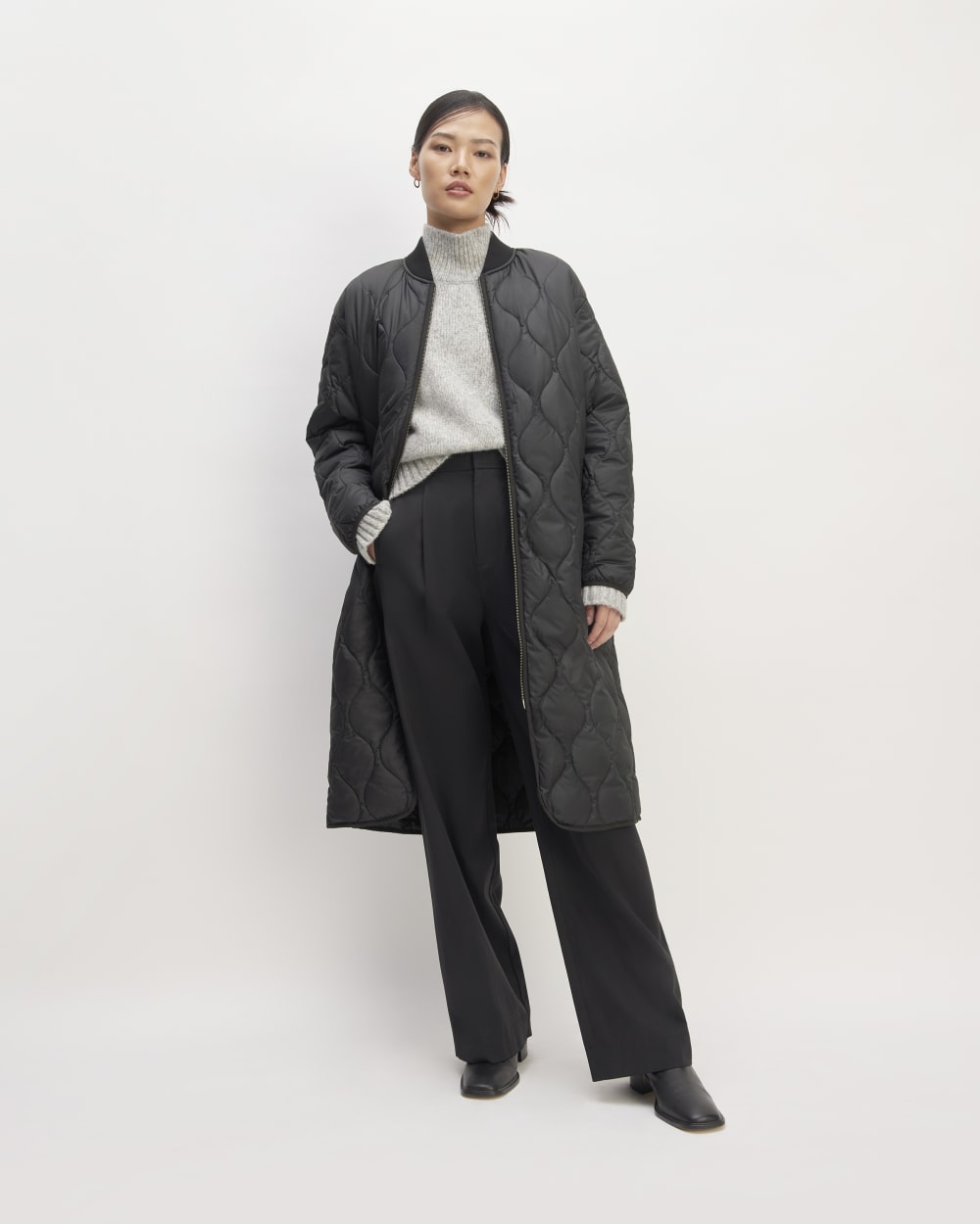 The ReNew Long Liner | Black-styoma