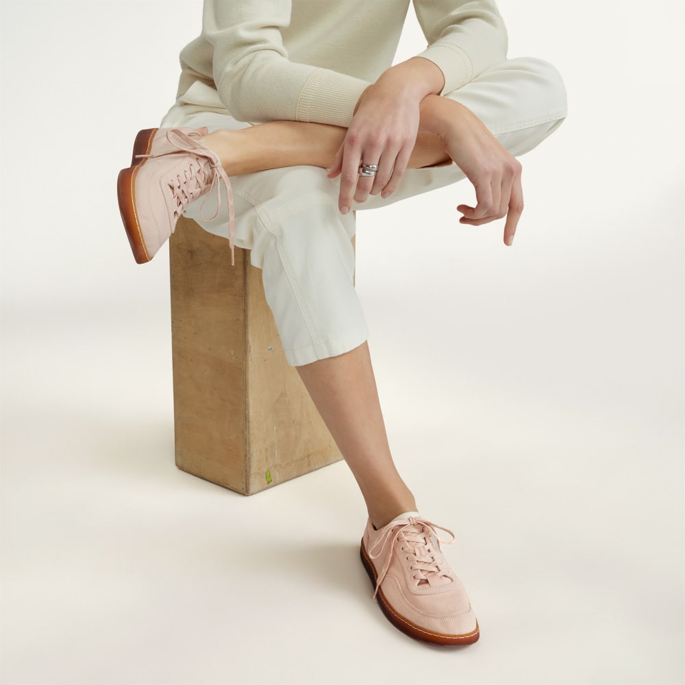 The Tread-Bare Sneaker | Pale Pink-styoma