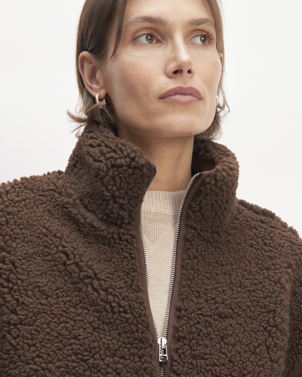 The ReNew Fleece Full Zip | Earth Brown-styoma