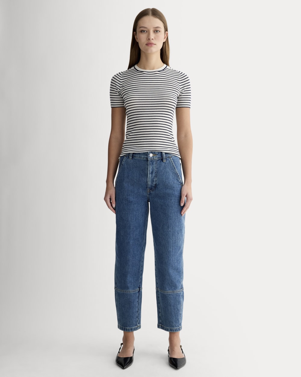 The Utility Barrel Jean | New Blue | Regular-styoma