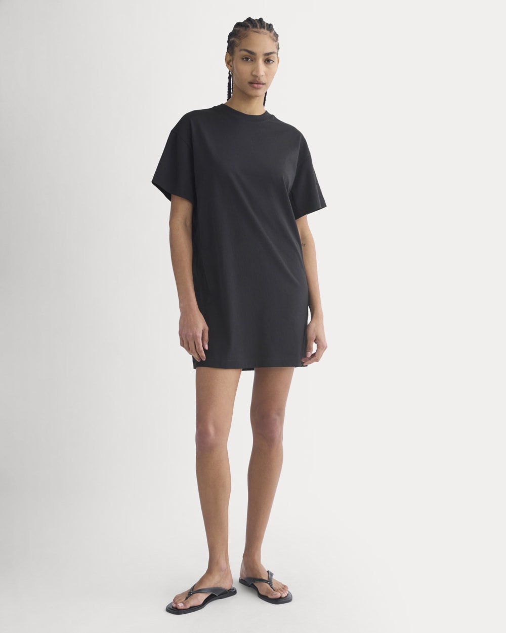 Weekend Tee Mini Dress | Black-styoma