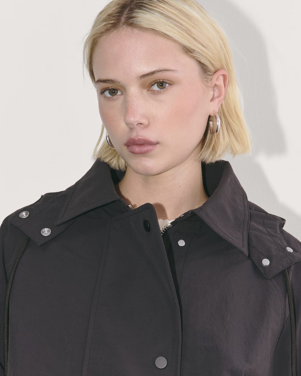 The Oversized Anorak | Black-styoma