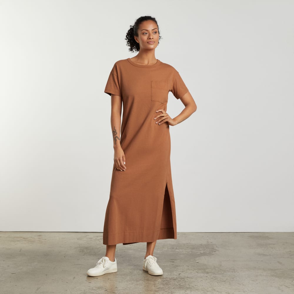 The Organic Weekend Maxi Dress | Tawny Brown-styoma