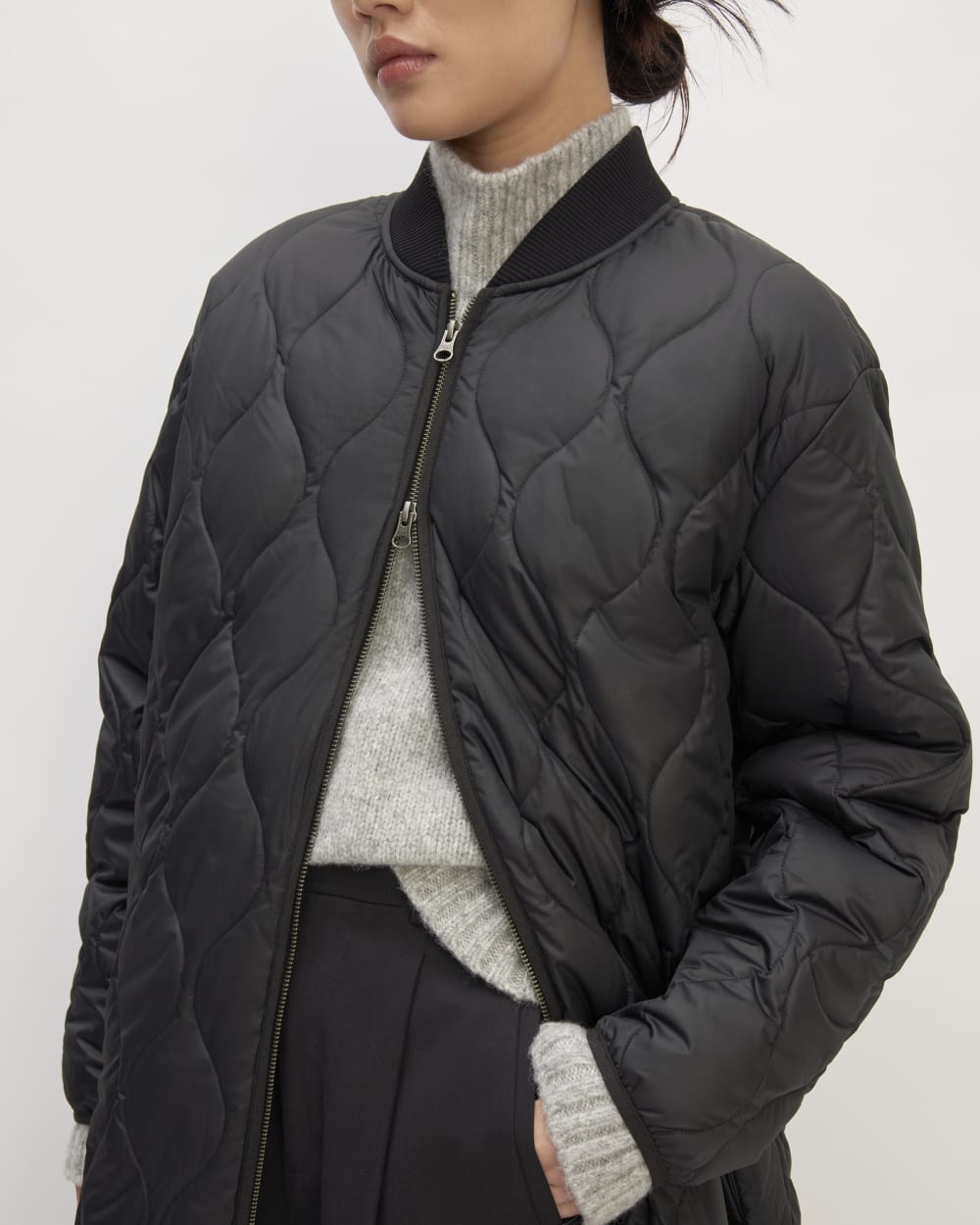 The ReNew Long Liner | Black-styoma