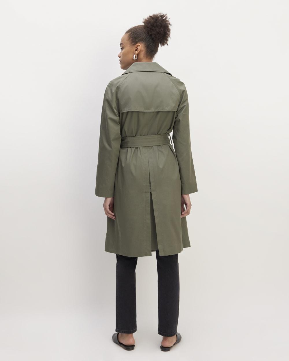 The Trench Coat | Pewter Green-styoma