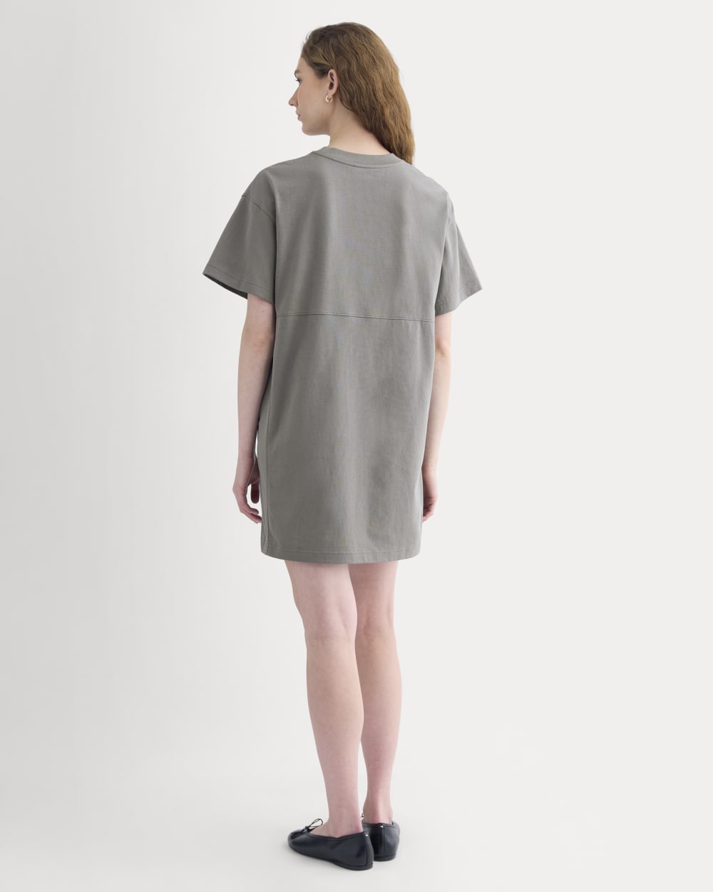Weekend Tee Mini Dress | Charcoal Grey-styoma