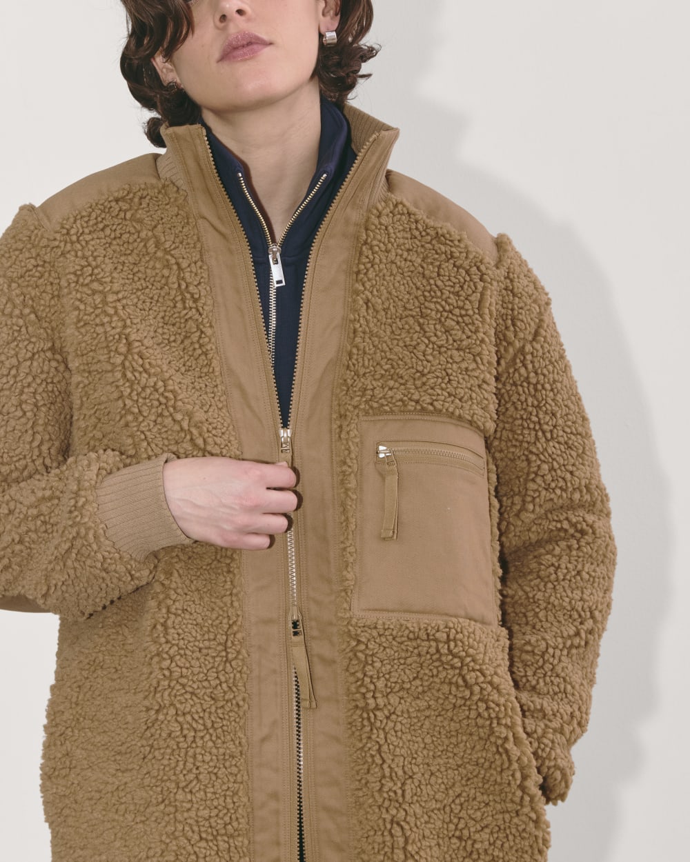 The Teddy Jacket | Toasted Coconut-styoma