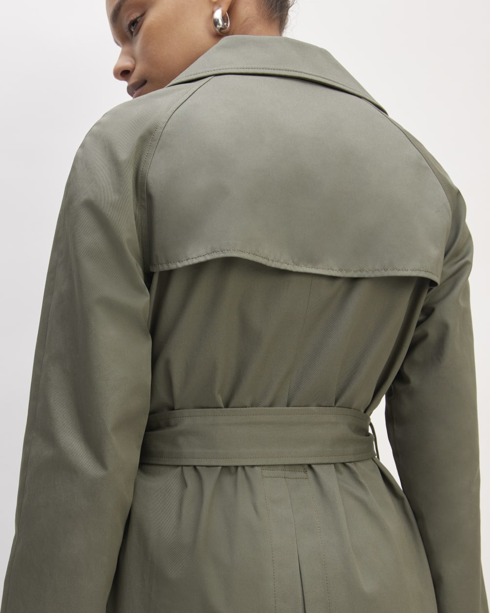 The Trench Coat | Pewter Green-styoma